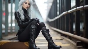 Buty na platformach w stylu gotyckim, punkowym i alternatywnym