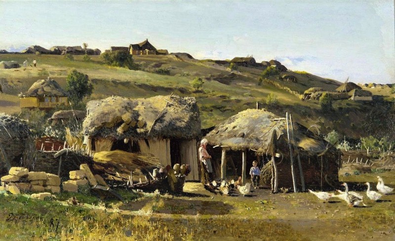 Scenki rodzajowe w malarstwie olejnym.