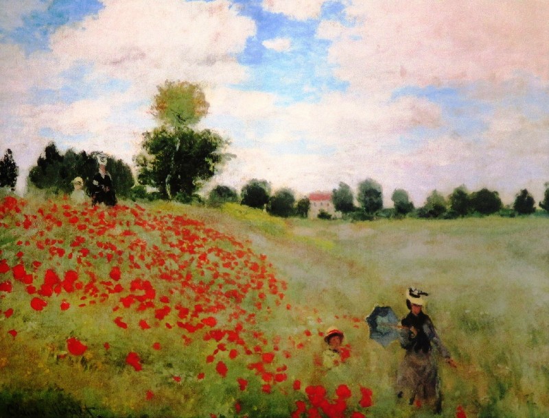 Pole Maków 1873 – Claude Monet