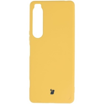 Etui Bizon Case Silicone do Sony Xperia 1 IV, żółte