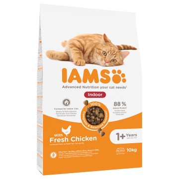 IAMS Advanced Nutrition Indoor Cat z kurczakiem - 2 x 10 kg