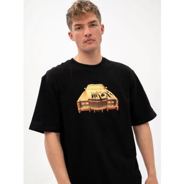 Koszulka Z Krótkim Rękawem Męska Czarna Mass Caddy