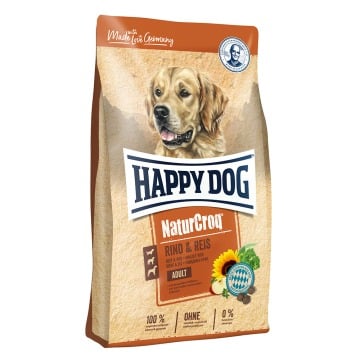 Dwupak Happy Dog Natur - NaturCroq Wołowina i ryż, 2 x 15 kg