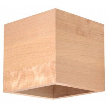 Kinkiet Sollux Quad SL.0491 oprawa ścienna 1x40W G9 naturalne drewno - RABATUJEMY do 20% KAŻDE ZAMÓW